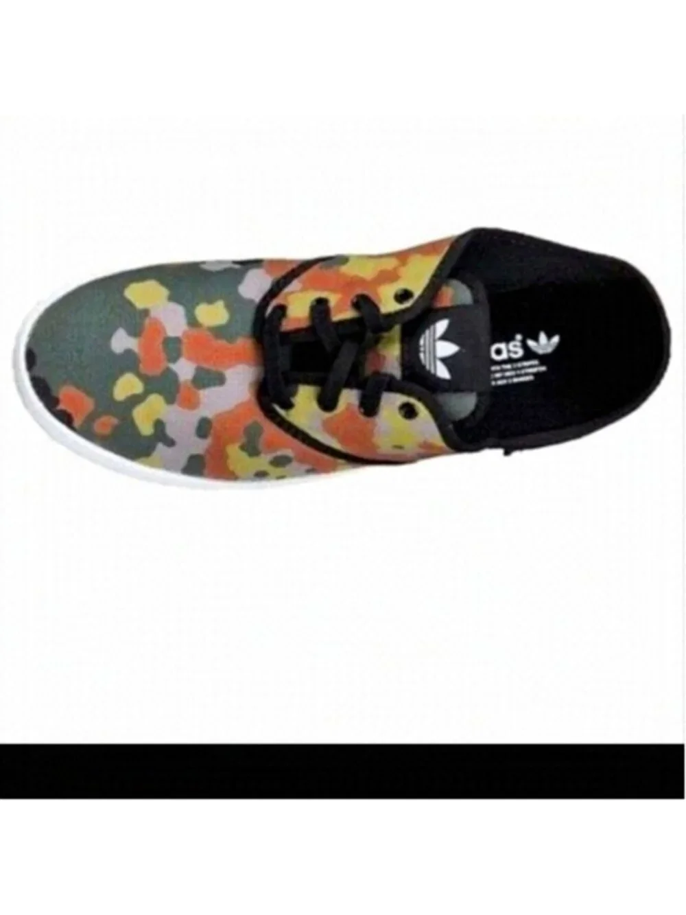 Adidas sneaker low skater Shoes, camouflage blue, Black green & Tan Women 9